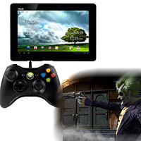 OnLive gaming demo on the Transformer Prime and Acer Iconia A200