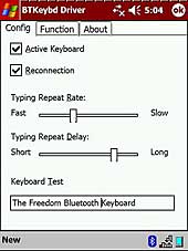 Pocket PC screen shot