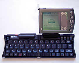 Pocketop Wireless Link keyboard with Palm