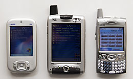 JAM, iPAQ 6315 and Treo 650