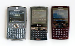Samsung Epix, BlackJack II and Motorola Q9