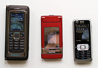 Nokia 6120 size comparison