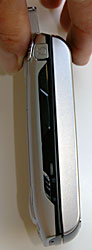 side of Samsung i730, standard battery