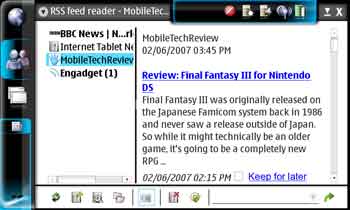 RSS reader