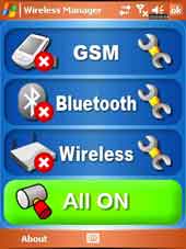 wireless manager screen