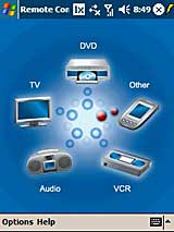 AV remote screen shot
