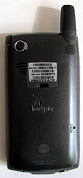 Handspring Treo 600 back view