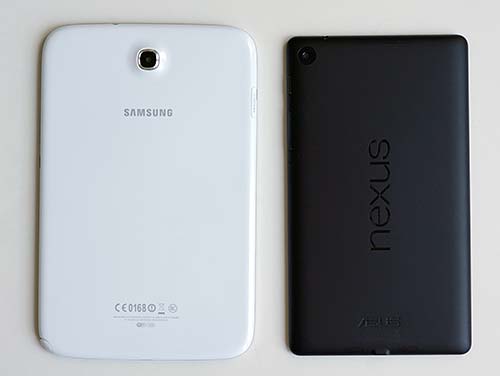Nexus 7 and Galaxy Note 8