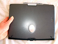 Acer C100 Tablet notebook in hand