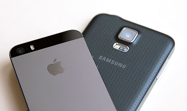 Samsung Galaxy S5 and HTC One M8