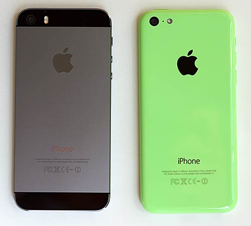 iPhone 5s and iPhone 5c