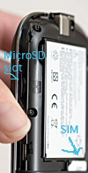 MicroSD card slot