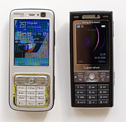 N73 and K800i