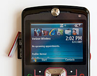 Motorola Q 9m and Spectec miniSD wifi card