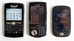 Sprint HTC Touch size comparison