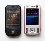 HTC Touch Dual and Nokia N95