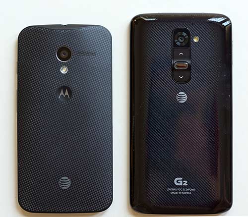 Moto X and LG G2