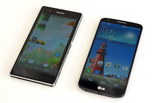 Sony Xperia Z1s and LG G2