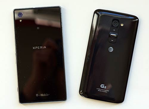 Sony Xperia Z1s and LG G2